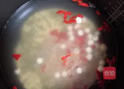 Lily, Lotus Seed and Mung Bean Porridge (Multiple Grains) Recipe Illustration 3