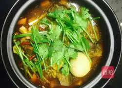 Illustration of how to make beef rice bowl 6