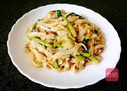 Illustration of how to make fried rice noodles 3