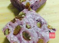 Illustration of how to make purple sweet potato cake 11