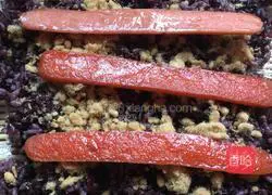 Illustration of how to make black rice balls 5