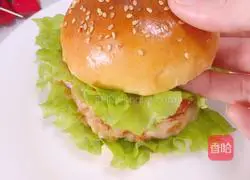 Homemade hamburger Illustration of how to do it 14