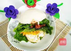 Illustration of how to make steamed bun burger 10