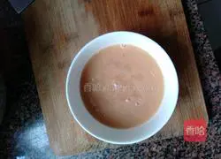 Illustration of how to make puree porridge 1