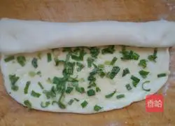 Scallion-flavored flower roll Practice illustration 4