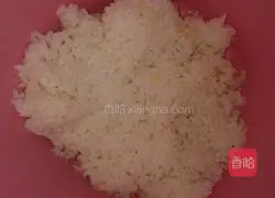 Illustration of how to make rice balls 1