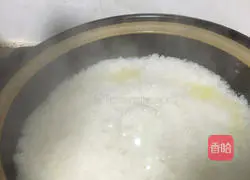 Illustration of how to make lameyaki oil and salt claypot rice 2
