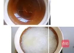 Illustration of how to make preserved clay pot rice 2