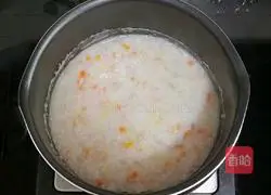 Seasonal vegetables Illustration of how to make scallop porridge (baby food supplement) 11