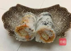 Illustration of making rice balls 8