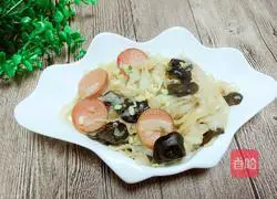 Illustration of how to make fried rice noodles 9