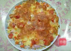 Cheese Baked Rice Recipe Illustration 5