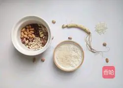 Illustration of how to eat ginseng without getting irritated by ginseng eight-treasure porridge 1