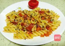 Illustration of how to make Italian fusilli noodles 9