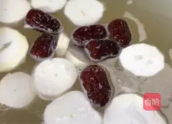 Yam tablets and millet Illustration of how to make porridge 4