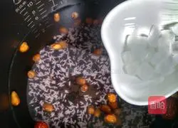 Black rice porridge (reservation version) illustration 4