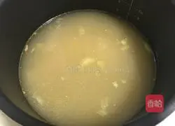 Salted Egg Jade Shrimp Porridge Recipe Illustration 6