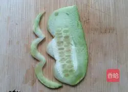 Illustration of how to make pumpkin and bird rice balls 4