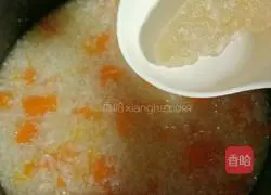 Illustration of how to make rice, quinoa and pumpkin porridge 7