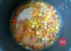 Illustration of how to make braised mushroom rice 7