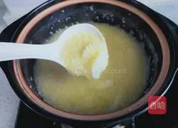 Illustration of how to make millet and yam porridge 6