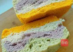 Illustration of how to make colorful hair cakes 7