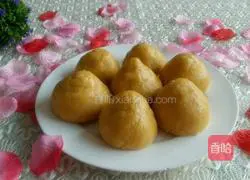 Illustration of how to make corn steamed buns 12