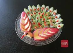 Illustration of how to open the peacock's tail during the Lantern Festival on the 15th day of the first lunar month 11