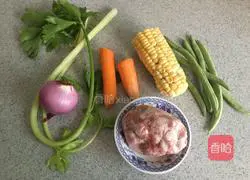 Illustration of how to make gratin rice with minced meat and vegetables 1