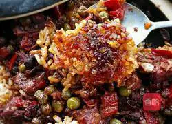 Illustration of how to make claypot rice with pork ribs in black bean sauce 16