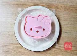 Illustration of how to make childlike rice balls 14