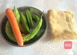 Illustration of how to make rice ball burgers 2