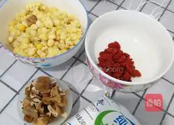 Illustration of how to make corn paste 1