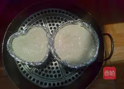 Illustration of how to make coconut milk cake 5