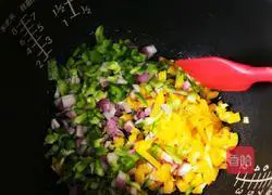 Illustration of how to cook sausage and rice 8