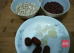 Barley red bean porridge recipe 1
