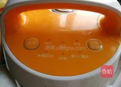 Illustration of how to make soy milk machine version of millet and pumpkin porridge 4