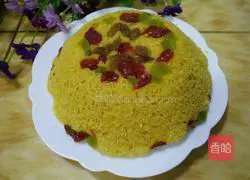 Illustration of how to make cherry tomatoes and pumpkin hair cake 10