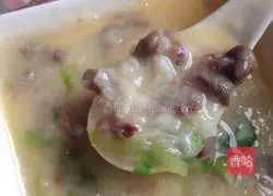 Illustration of how to make egg and beef porridge 8