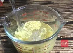 Green vegetables, kelp and millet porridge Practice illustration 3