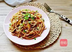 Illustration of braised mushroom noodles 18