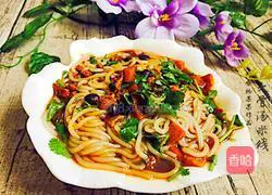 Illustration of how to make big bone soup noodles 15