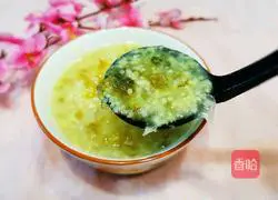 Illustration of how to make peach gum, white fungus and millet porridge 12