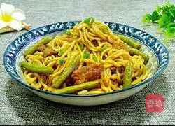 Illustration of how to make braised beans and noodles 14