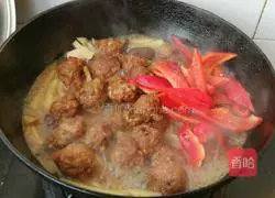 Illustration of how to make meatballs and potato rice bowl 17