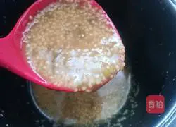 Illustration of how to make mung bean and millet porridge 6