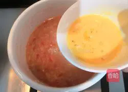 Illustration of how to make tomato, loofah and shrimp porridge 17