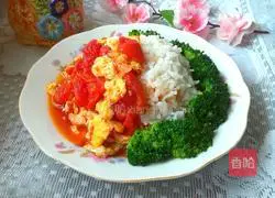 Illustration of how to make tomato fried egg rice bowl 13