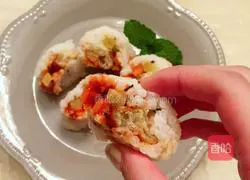 Illustration of how to make rice balls 4