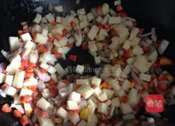 Illustration of how to make curry rice bowl 4